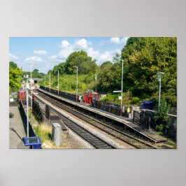 Spoorwegstation Cottingley, Leeds Poster