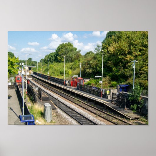 Spoorwegstation Cottingley, Leeds Poster (Voorkant)