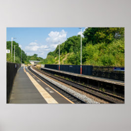 Spoorwegstation Cottingley, Leeds Poster