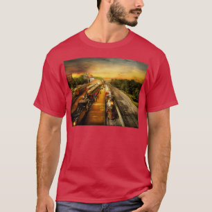 Spoorwegstation De romance van de spoorstaven 1908 T-shirt