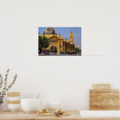 Spoorwegstation Flinders Street, Melbourne, Oosten Poster (Keuken)