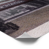 Spoorwegstation in Chicago en Northwestern Poster (Hoek)