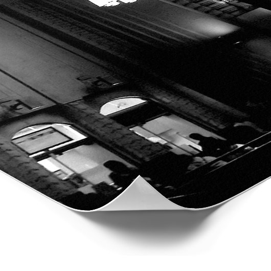 Spoorwegstation in Helsinki Poster (Hoek)