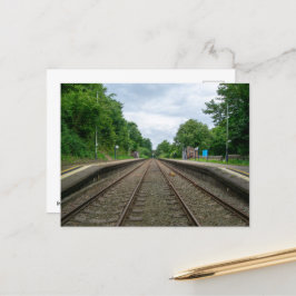 Spoorwegstation Ince en Elton Briefkaart