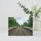 Spoorwegstation Ince en Elton Briefkaart (Staand voorkant)