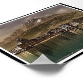 Spoorwegstation Lucerne, Zwitserland Poster (Hoek)