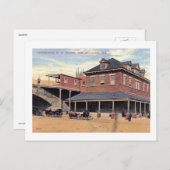 Spoorwegstation, New Brunswick, NJ  Briefkaart (Voorkant / Achterkant)