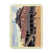 Spoorwegstation, New Brunswick, NJ  Magneet (Verticaal)