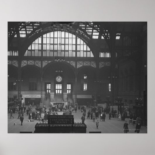 Spoorwegstation Poster (Voorkant)