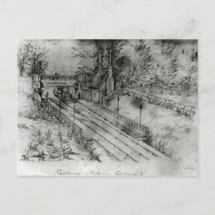 Spoorwegstation Putney Briefkaart