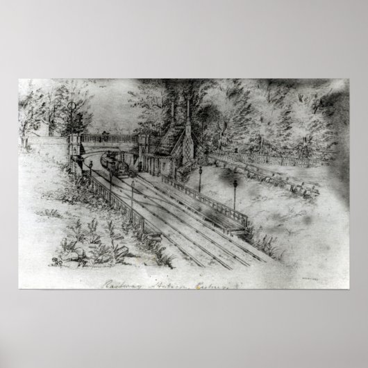 Spoorwegstation Putney Poster (Voorkant)