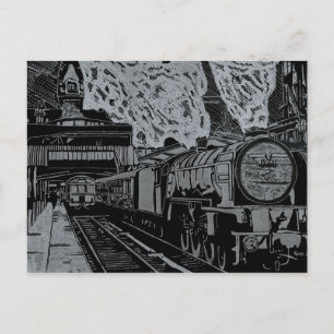 Spoorwegstation Sunderland 1960 Briefkaart