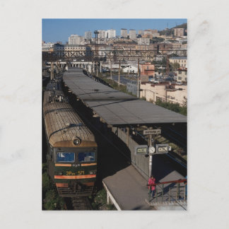 Spoorwegstation, Vladivostok, Rusland Briefkaart