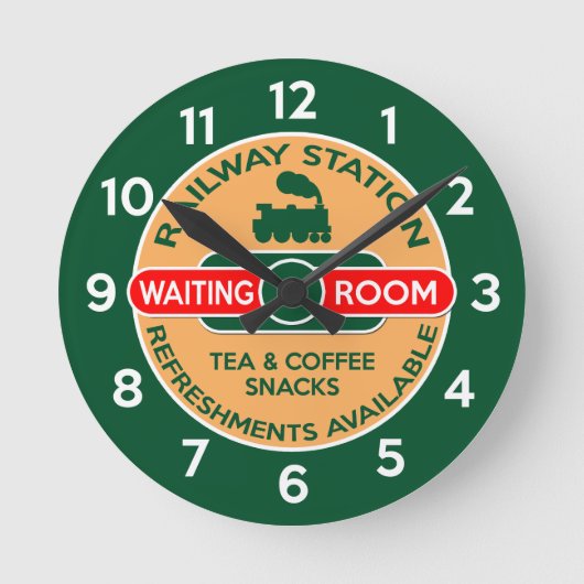 Spoorwegstation, Wachtruimte Ronde Klok (Voorkant)