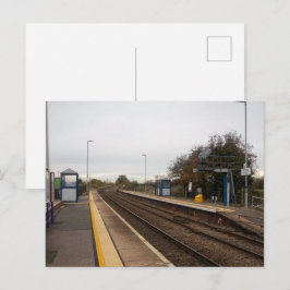 Spoorwegstation Whitley Bridge Briefkaart