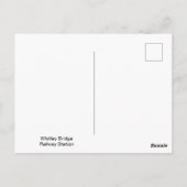 Spoorwegstation Whitley Bridge Briefkaart (Achterkant)
