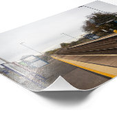 Spoorwegstation Whitley Bridge Foto Afdruk (Hoek)
