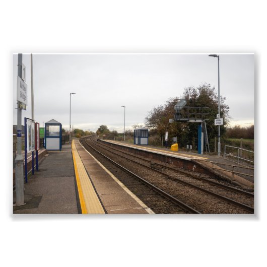 Spoorwegstation Whitley Bridge Foto Afdruk (Voorkant)