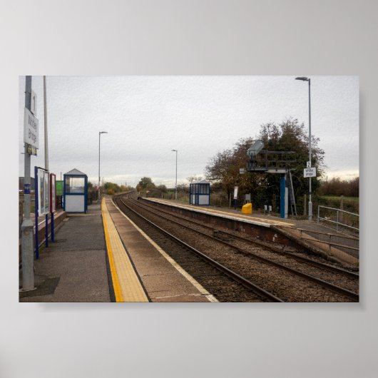 Spoorwegstation Whitley Bridge Poster (Voorkant)