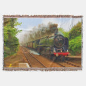 Spoorwegstoomlocomotief - Trainspotters Art IV Deken (Voorkant)