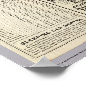 Spoorwegsysteem Zuidwest Poster (Hoek)