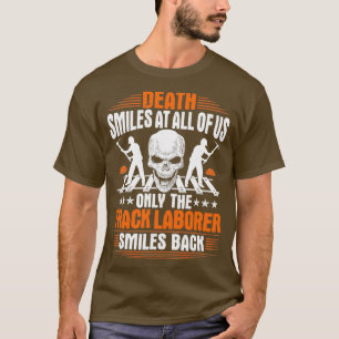 Spoorwegtracer Layer Railroad Construction 12 T-shirt
