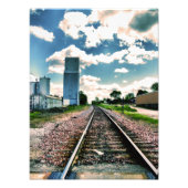 Spoorwegtracés Foto Afdruk (Voorkant)