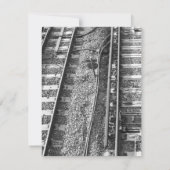 Spoorwegtracks Afbeelding. Kaart (Achterkant)