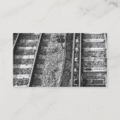 Spoorwegtracks Afbeelding. Visitekaartje (Achterkant)