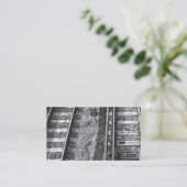 Spoorwegtracks Afbeelding. Visitekaartje (Staand voorkant)