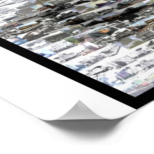 Spoorwegtractie Poster (Hoek)