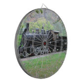 Spoorwegtrainmotor voor seattle in ruste dartbord (Voorkant Links)