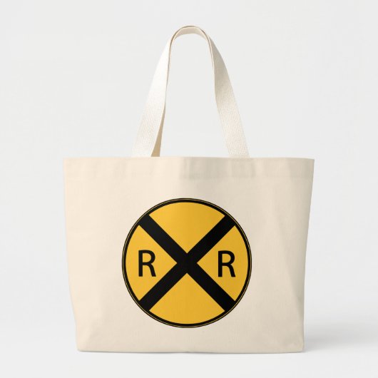 Spoorwegtraject Grote Tote Bag (Voorkant)