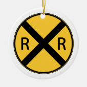 Spoorwegtraject Keramisch Ornament (Voorkant)