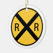 Spoorwegtraject Keramisch Ornament (Links)