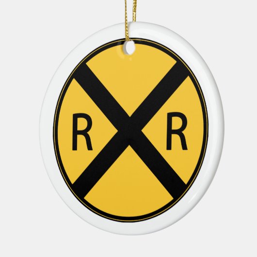 Spoorwegtraject Keramisch Ornament (Links)