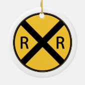 Spoorwegtraject Keramisch Ornament (Achterkant)