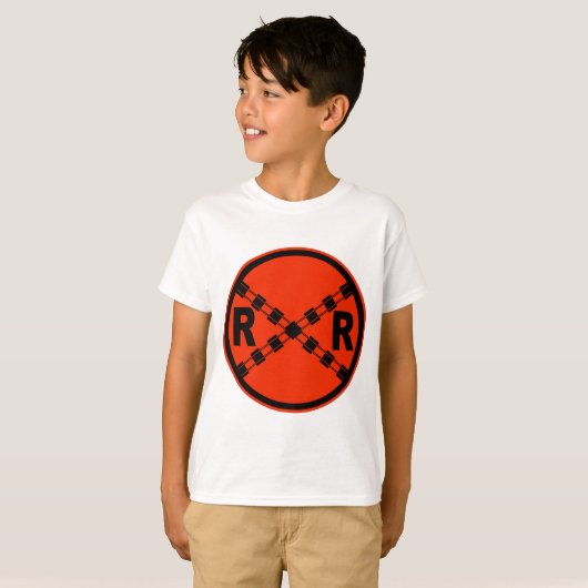 Spoorwegtraject T-shirt (Voorkant volledig)