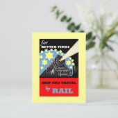  SPOORWEGVERKEER ADVERTEREN BRIEFKAART (Staand voorkant)