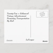  SPOORWEGVERKEER ADVERTEREN BRIEFKAART (Achterkant)