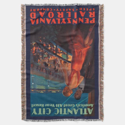  SPOORWEGVERKEER PENNSYLVANIA DEKEN (Voorkant Verticaal)