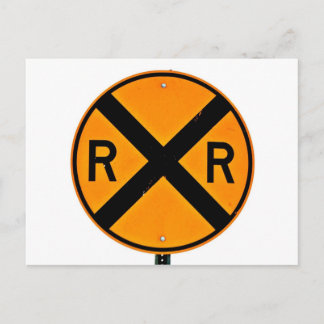 Spoorwegverkeersteken Briefkaart