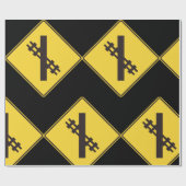 Spoorwegverkeersteken Cadeaupapier (Vlak)