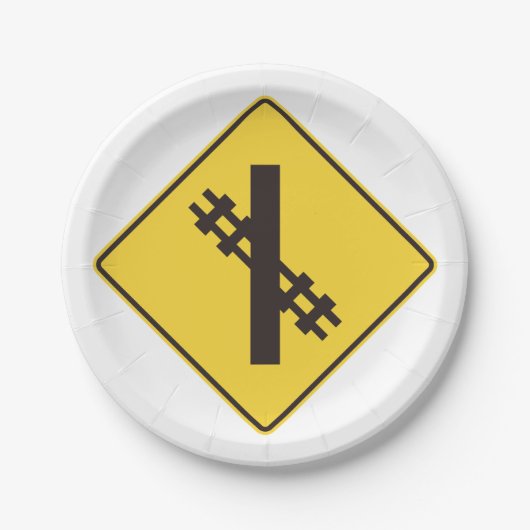 Spoorwegverkeersteken Papieren Bordje (Voorkant)