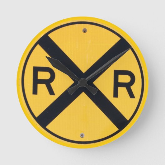 Spoorwegverkeersteken Ronde Klok (Voorkant)