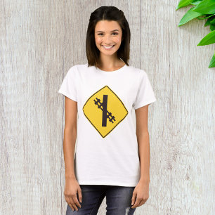 Spoorwegverkeersteken T-shirt