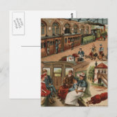 Spoorwegvervoer Briefkaart (Voorkant / Achterkant)