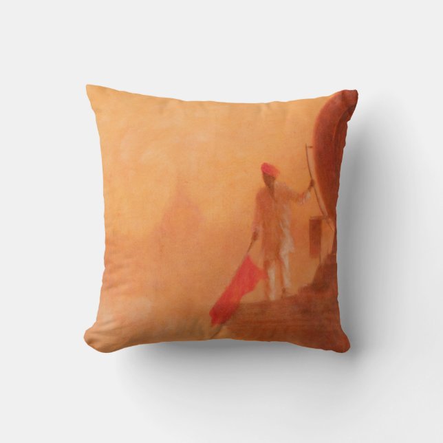 Spoorwegvlag Man Agra 2010 Kussen (Voorkant)