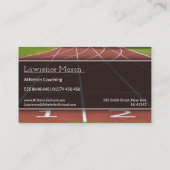 Spoorwijdte — Athletics Coach Visitekaartje (Achterkant)