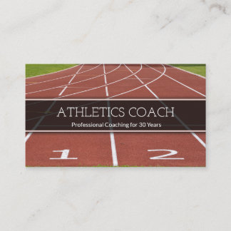 Spoorwijdte — Athletics Coach Visitekaartje
